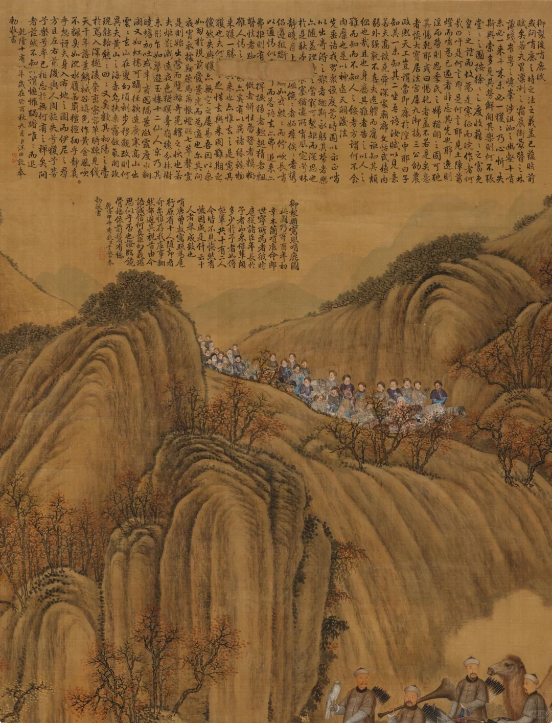 皇帝都是这么豪华去打猎的吗