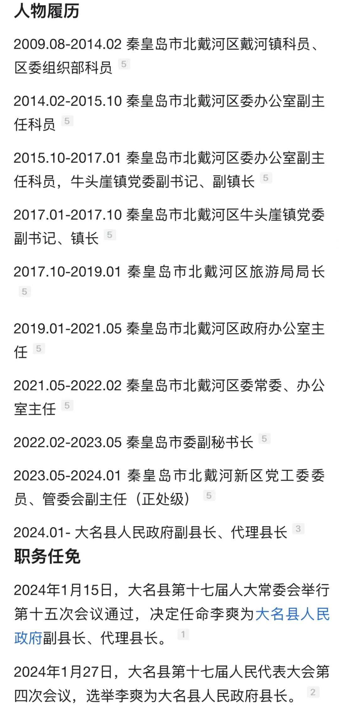 87年生李爽上任大名县县长被央视持续报道