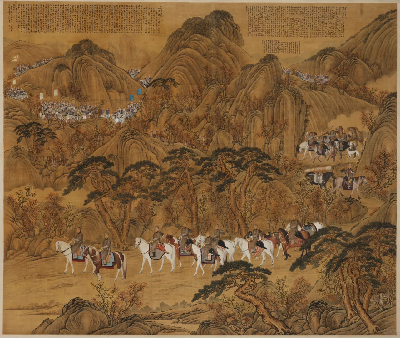 皇帝都是这么豪华去打猎的吗