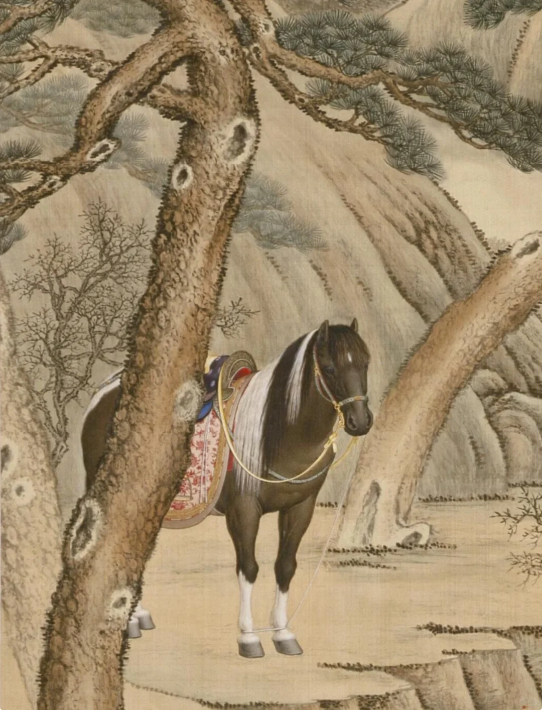乾隆皇帝刺虎图