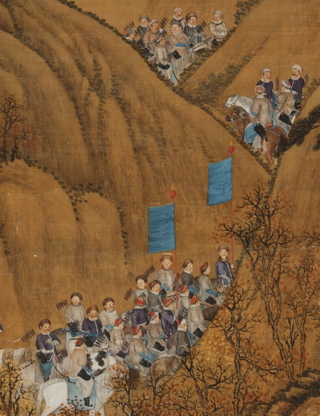 皇帝都是这么豪华去打猎的吗