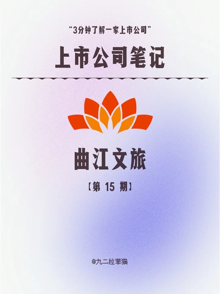 上市公司笔记NO.15 曲江文旅