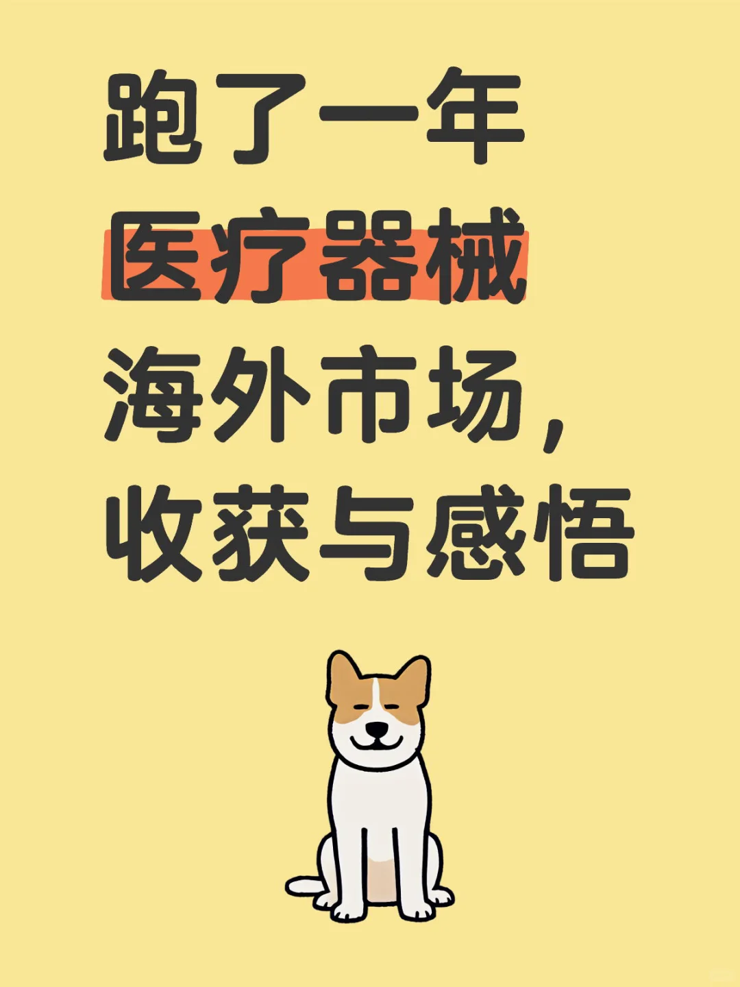 跑了一年医疗器械海外市场,收获与感悟上