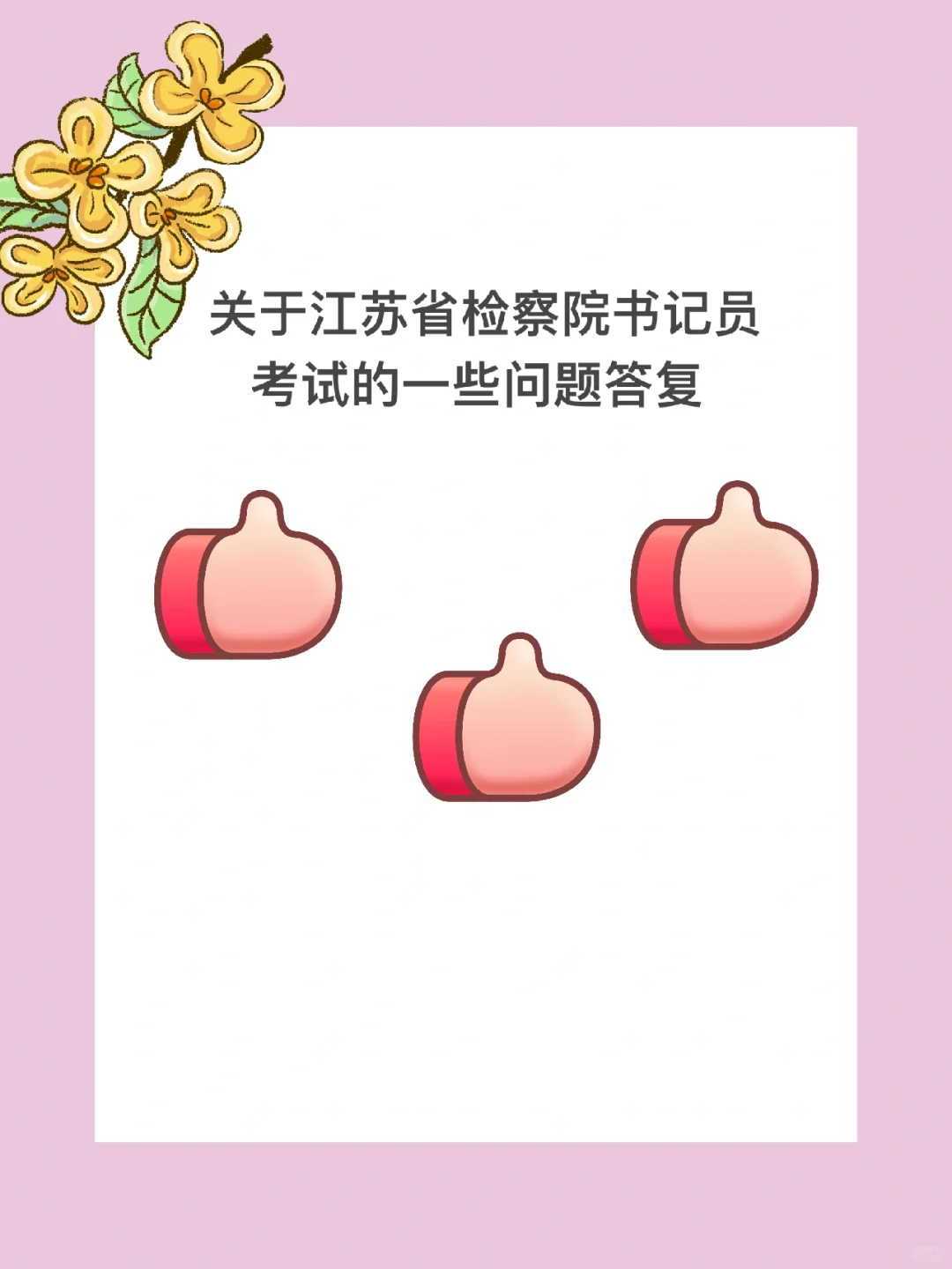 江苏省检察院省聘书记员考试问题答复