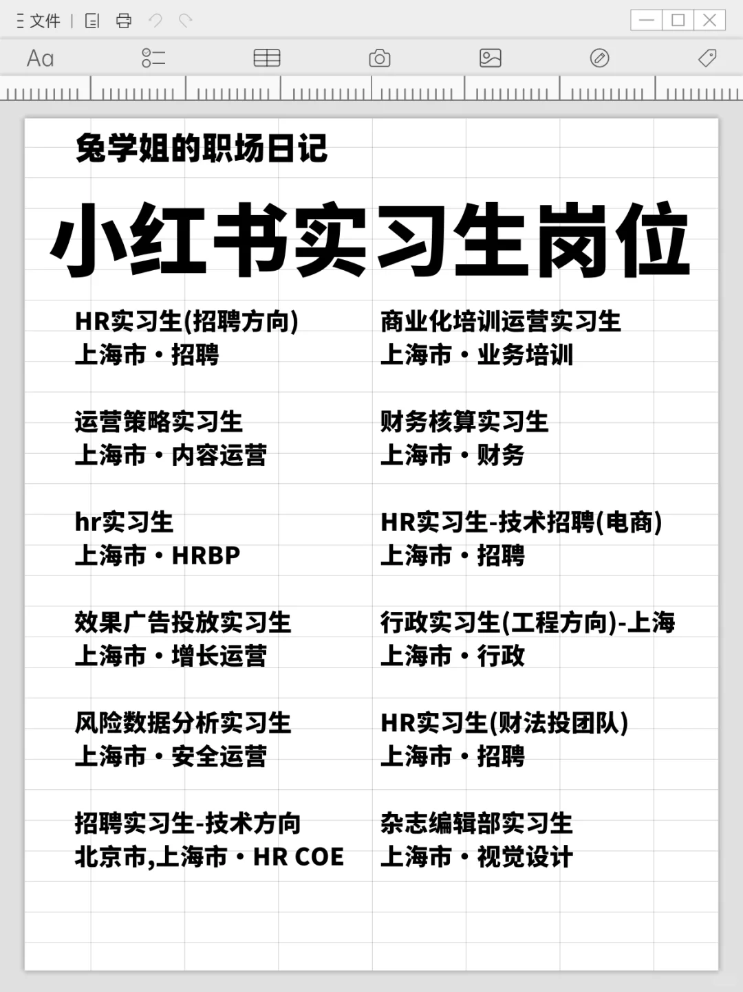上班啦！上班啦！上海热门公司岗位上新啦！