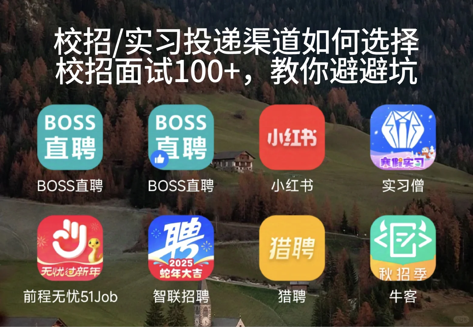 双非校招上岸大厂告诉你春招和实习怎么投递