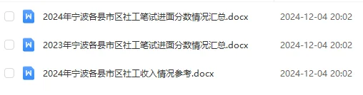 宁波地区社区工作者招聘精编资料2.7更新
