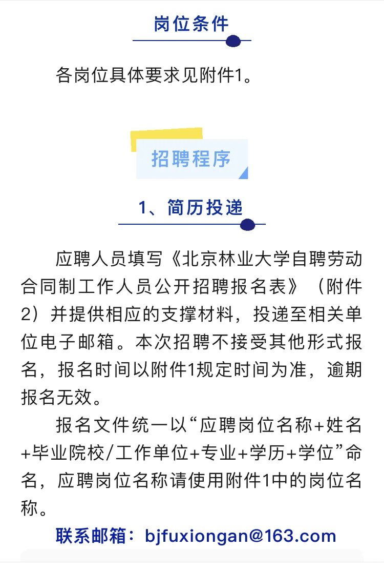 雄安指挥部2024年度自聘劳动合同制人员招聘