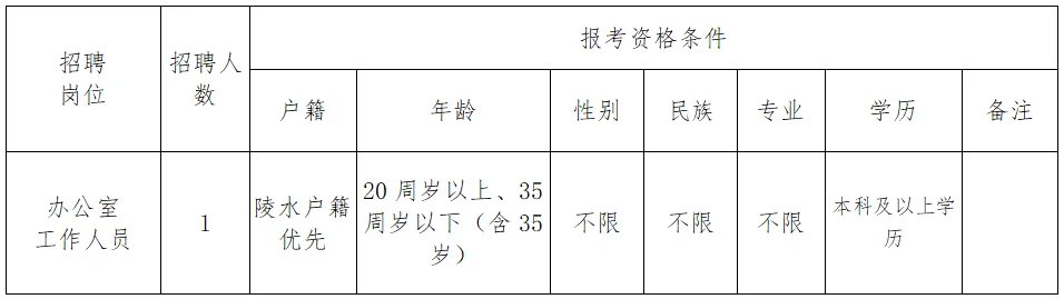 县政府办公室编外人员招聘公告