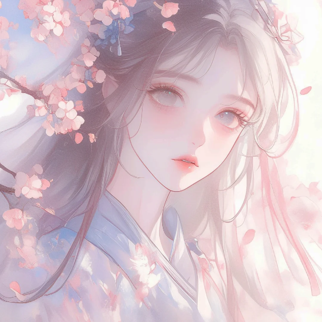 许你十里桃花，愿君不忘此生｜古风唯美女头