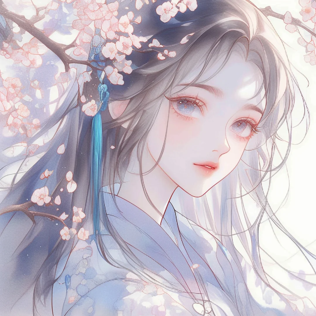 许你十里桃花，愿君不忘此生｜古风唯美女头