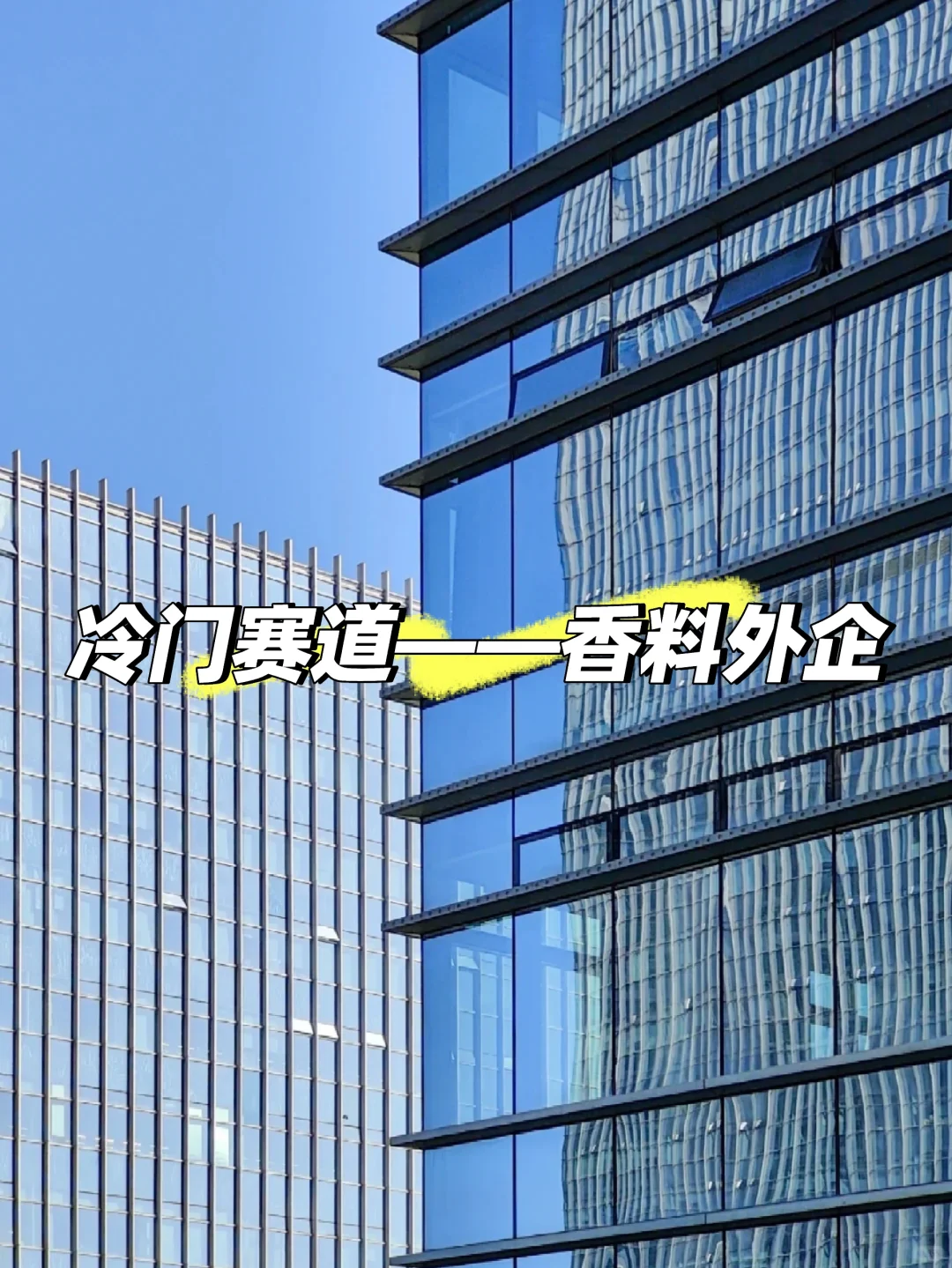 冷门赛道——香料外企