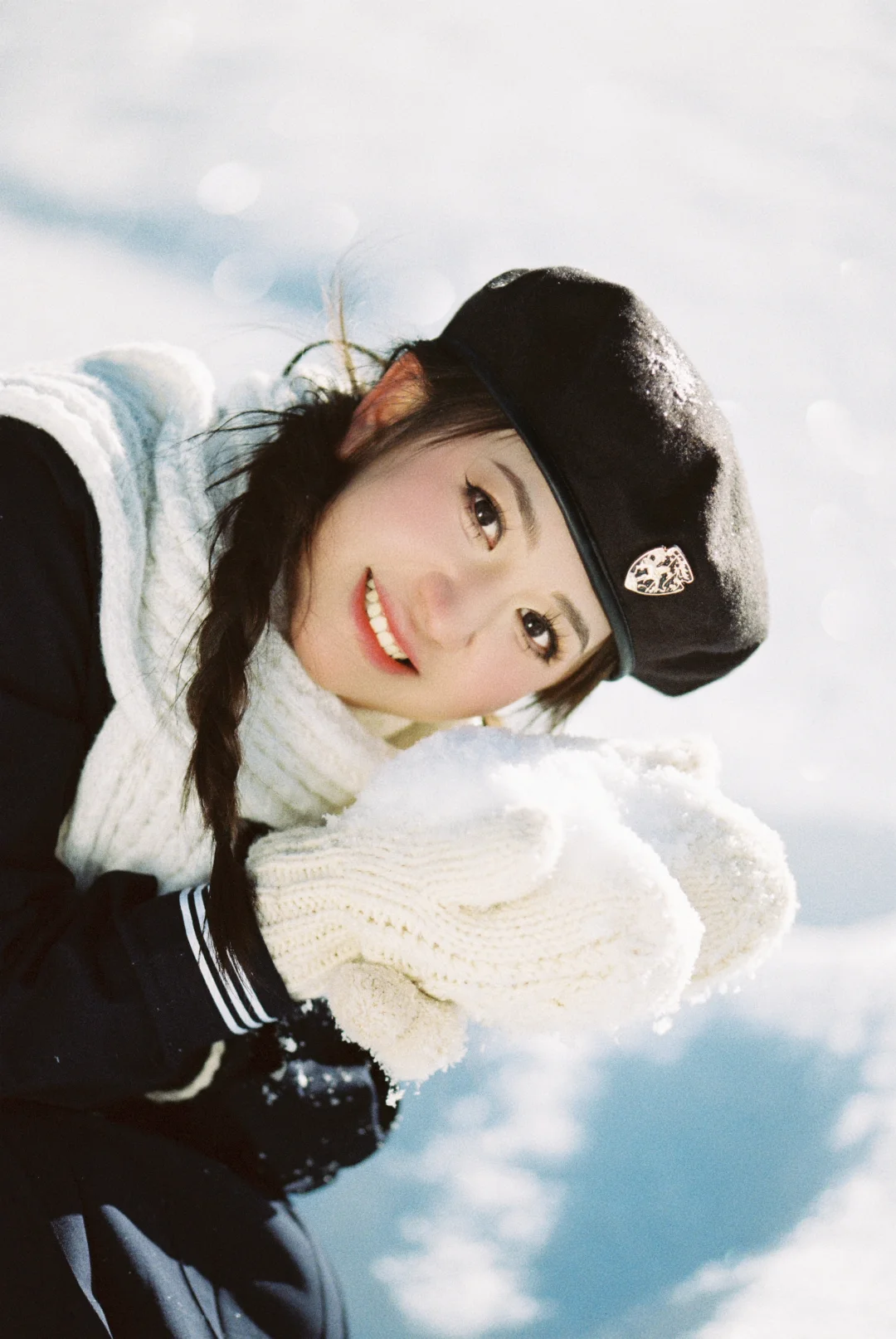 拍到了日剧女主角！❄️乌鲁木齐雪景jk少女