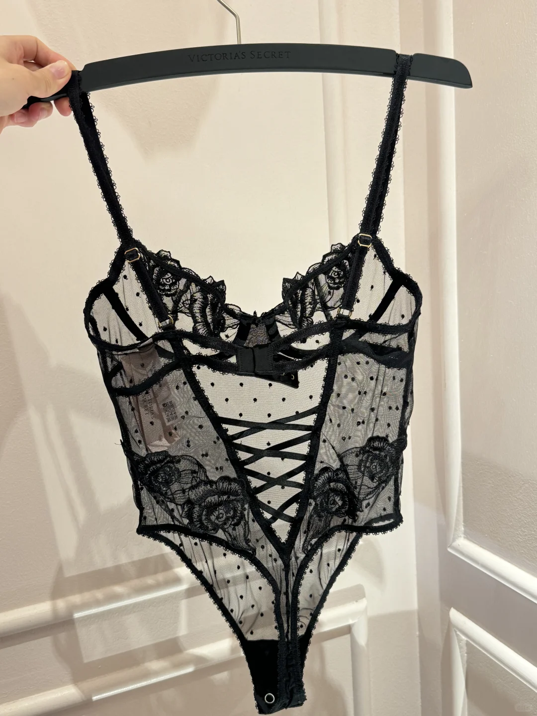 维密新品，波点玫瑰🌹蕾丝，连体衣