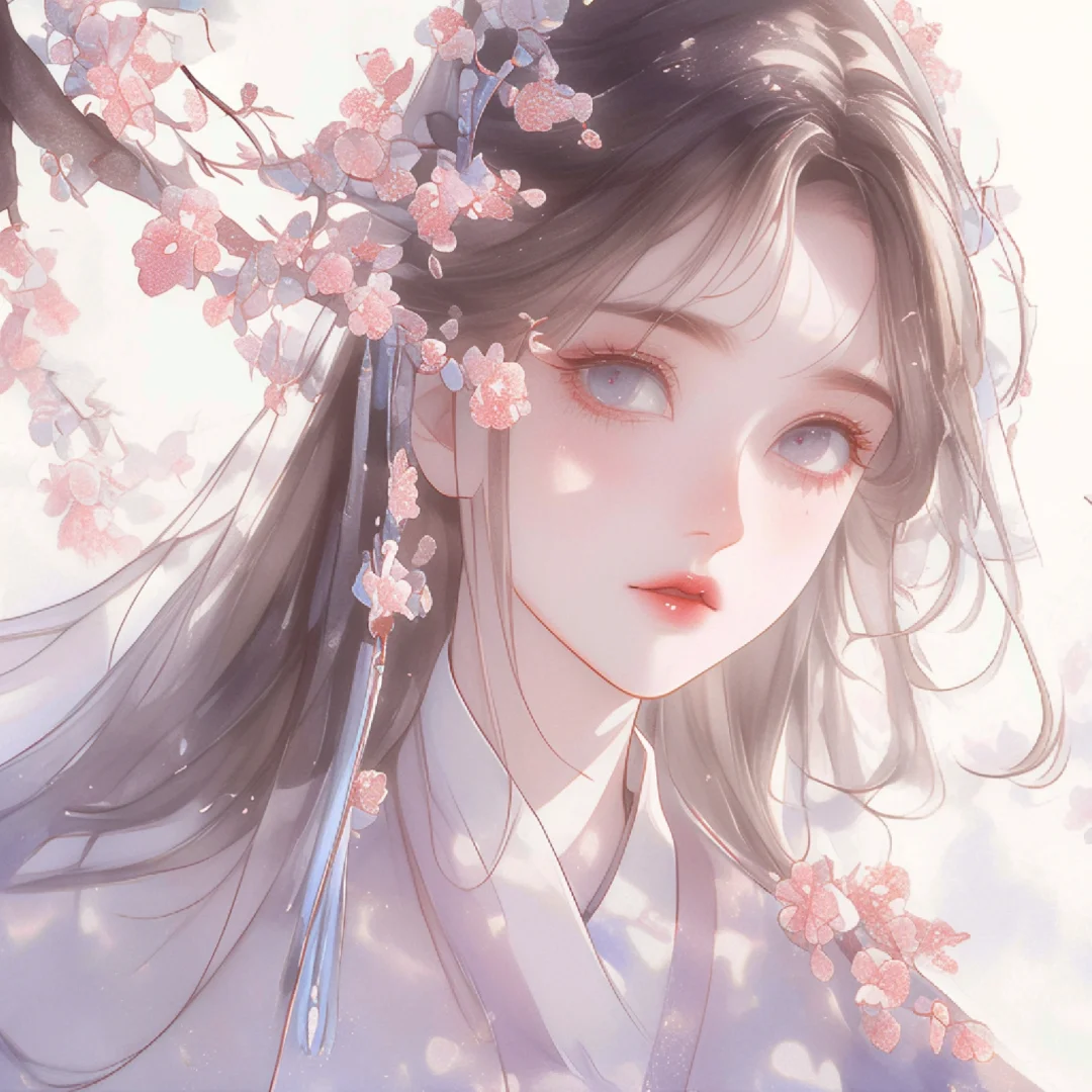 许你十里桃花，愿君不忘此生｜古风唯美女头