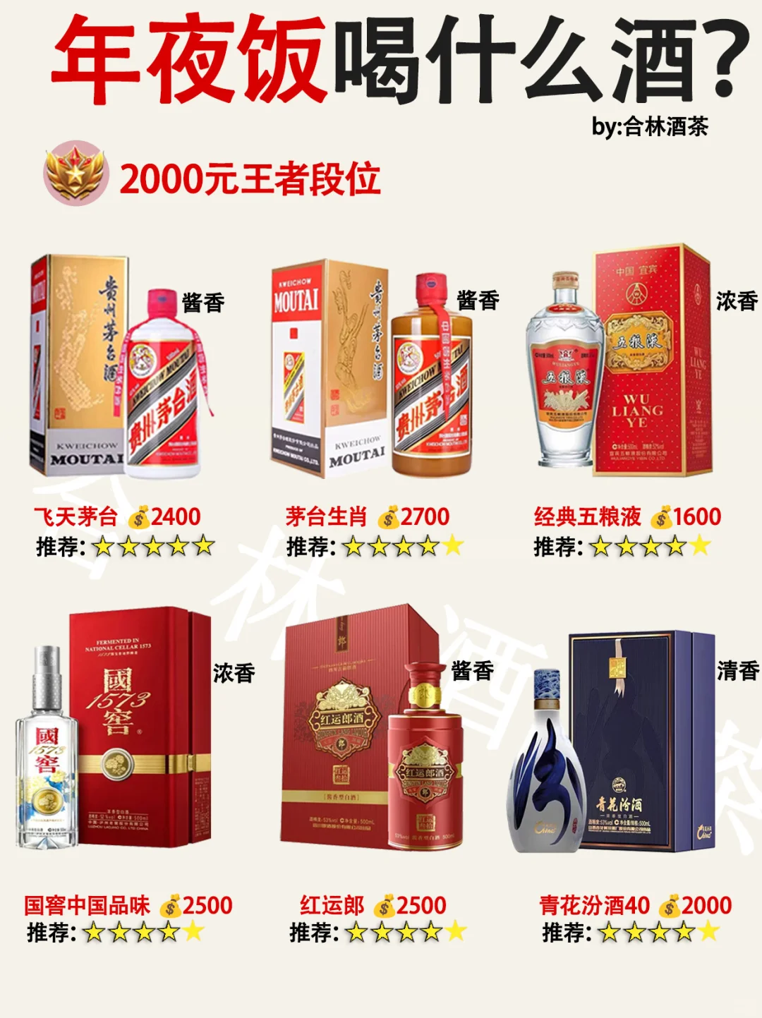 年夜饭喝什么酒？