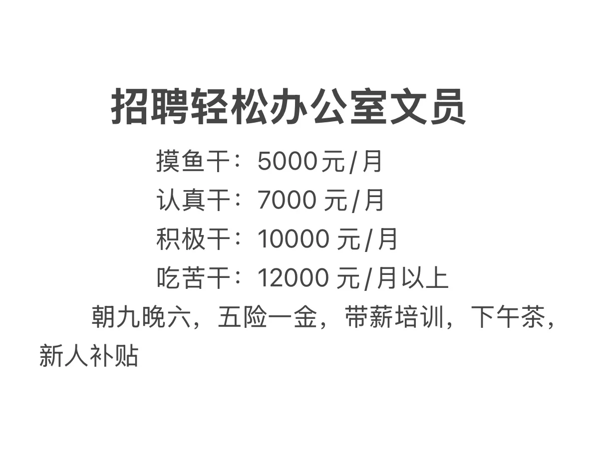 招人咯——福州鑫科创有限公司