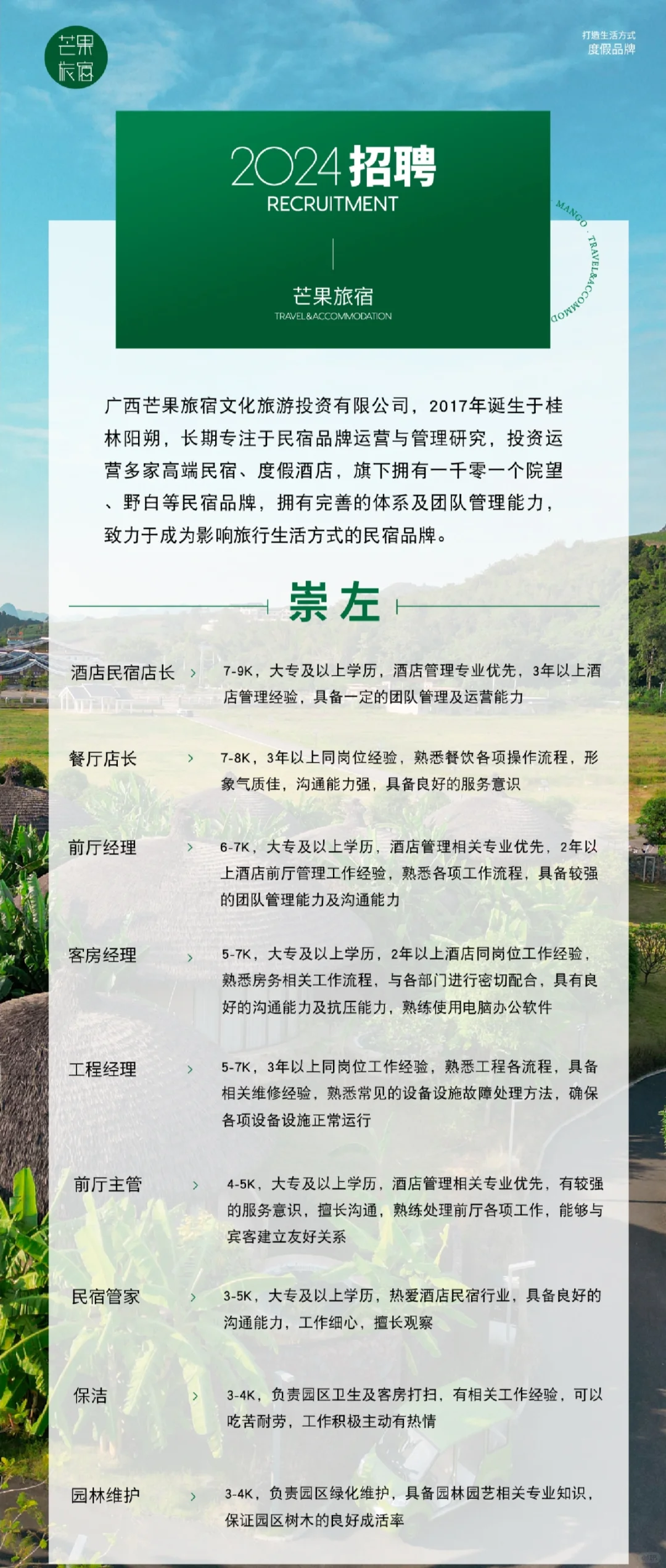 崇左地区招兵买马！！！！