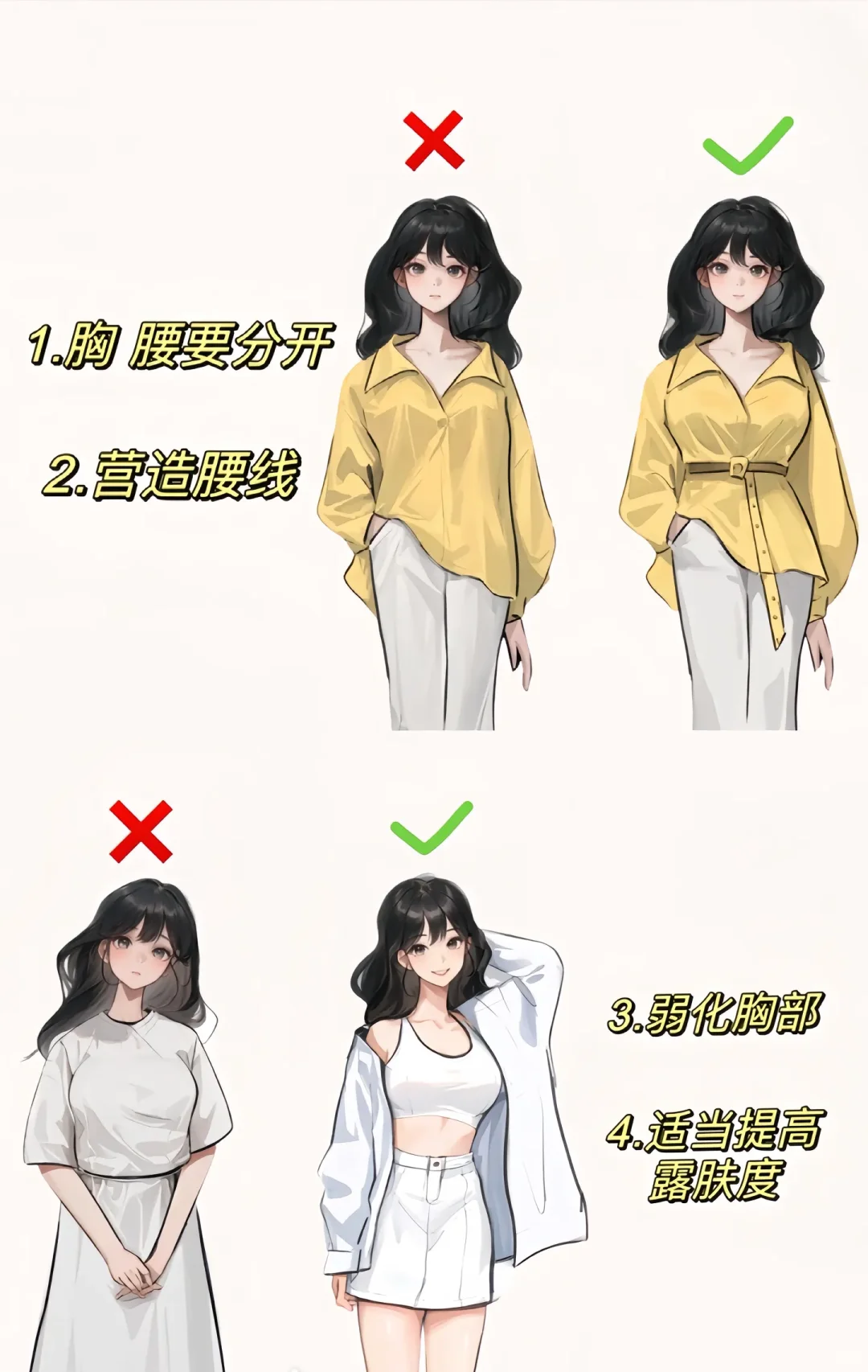 大胸女孩们，穿搭不再难！