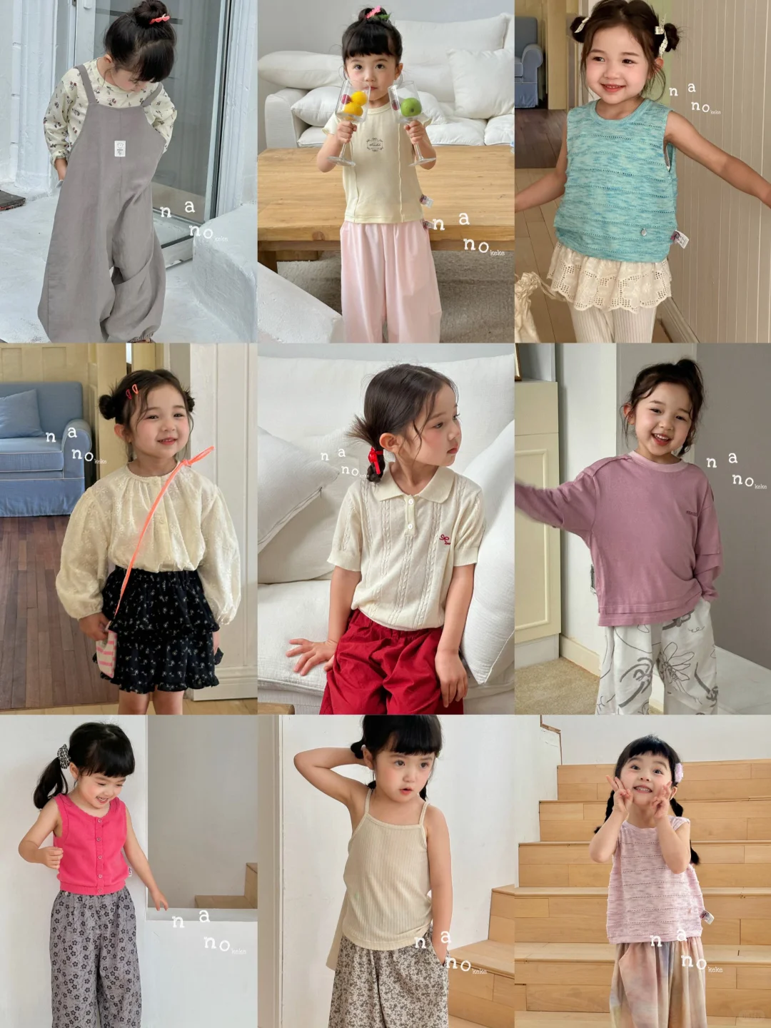 家有小女❤️韩系的幼儿园穿搭🌸
