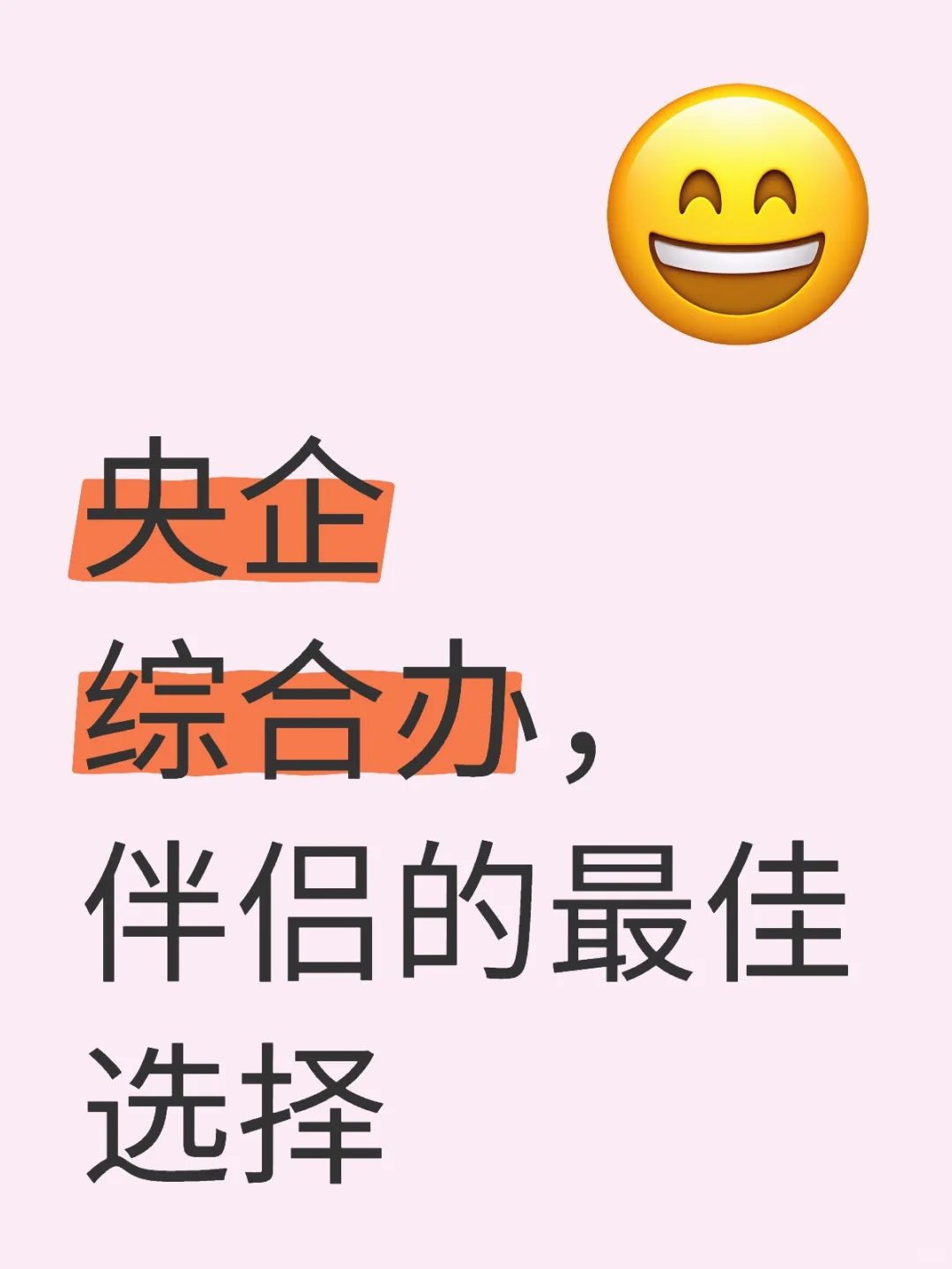 央企综合办，伴侣的最佳选择
