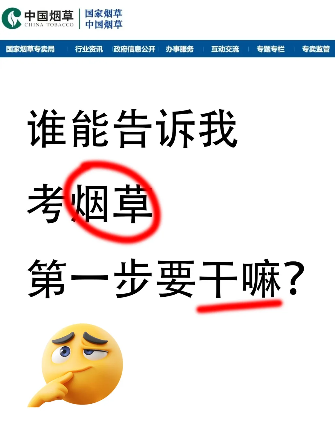 烟草备考秘籍大公开，小白必看！