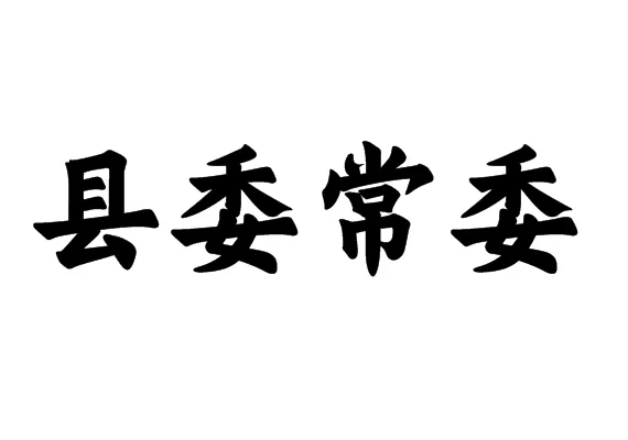 县委常委都有那些人组成: