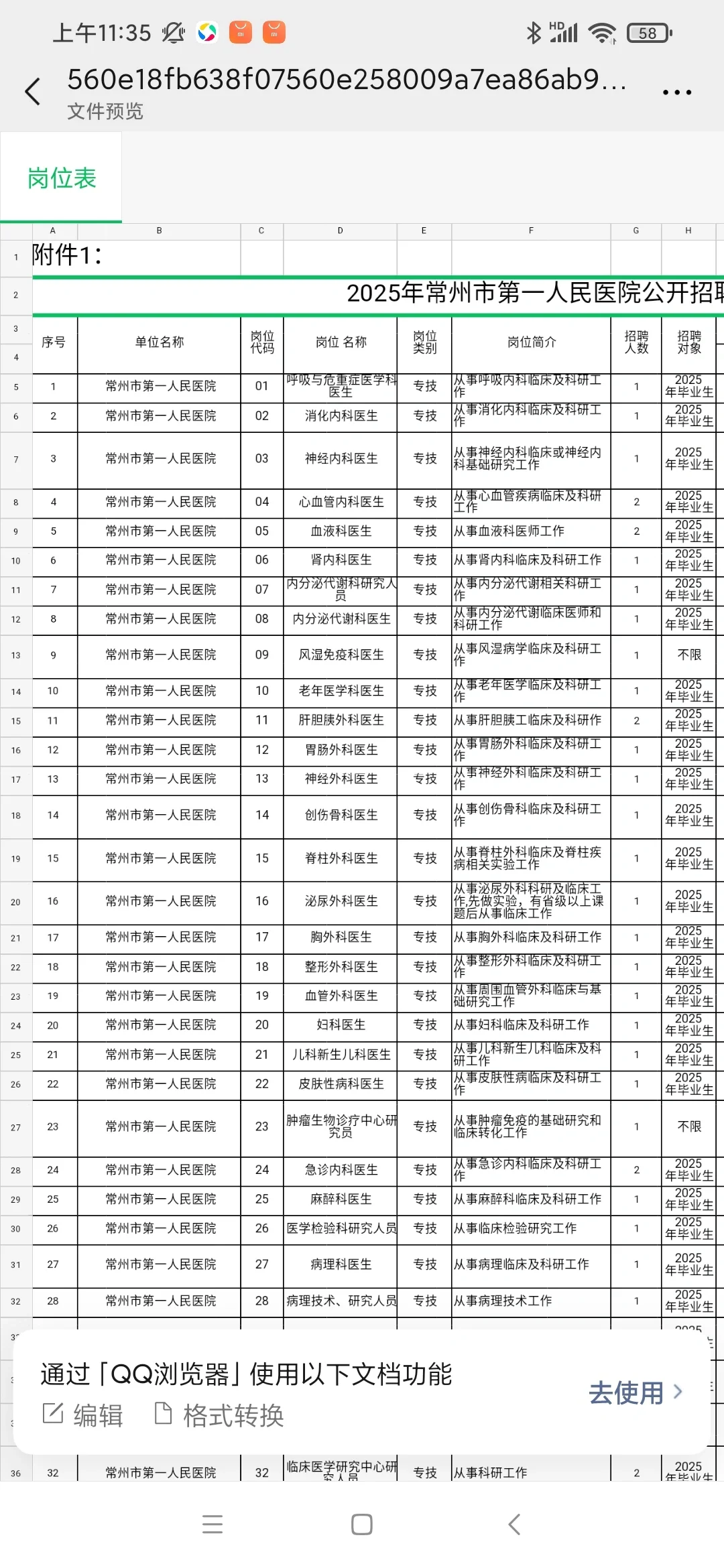 常州市第一人民医院zhao聘