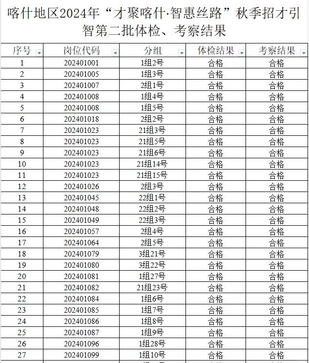 2024才聚喀什，智慧丝路，拟录用人员！