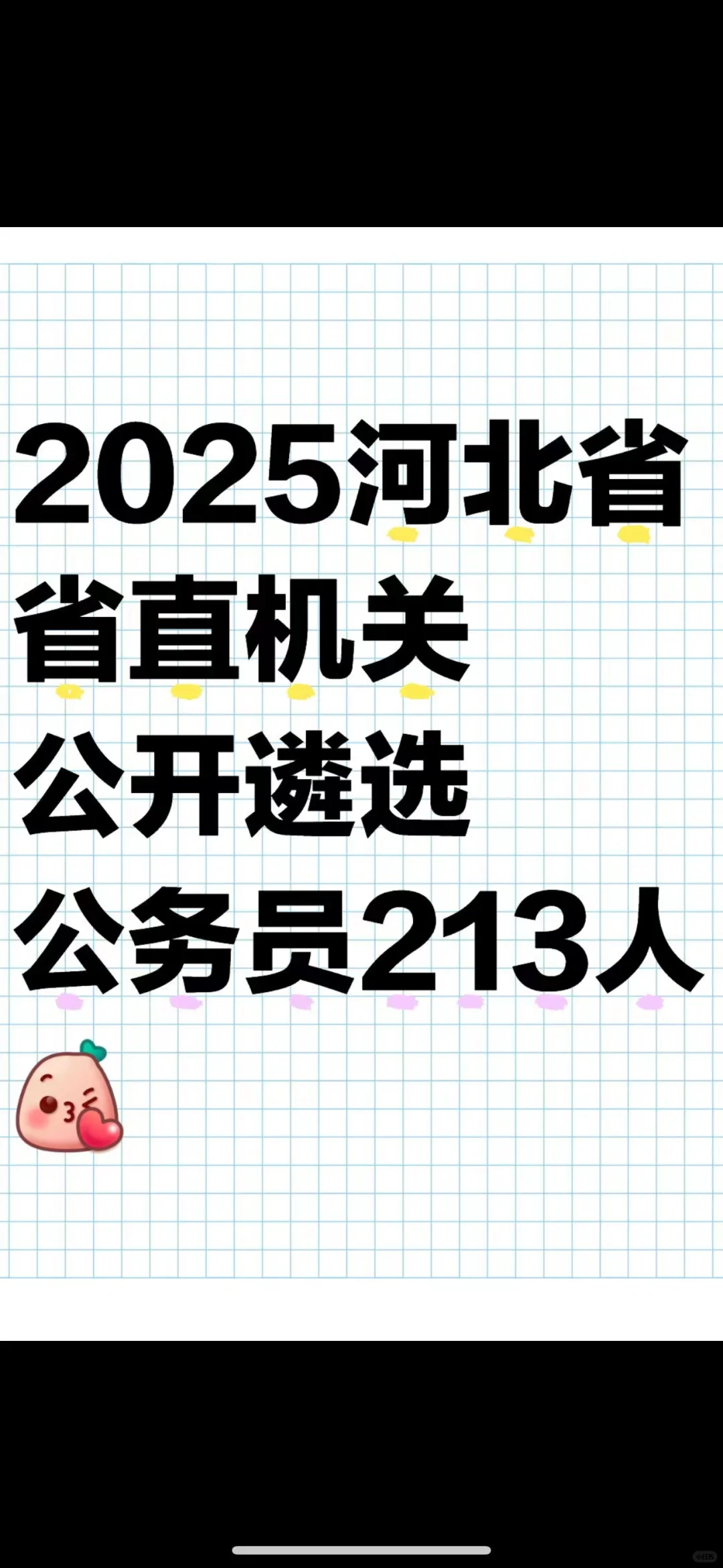2025河北省直机关公开遴选公务员213人