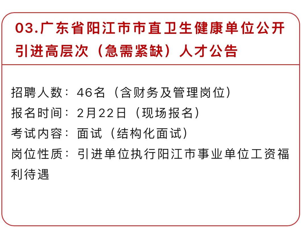新招120人！有编制！部分岗仅面试！大专可报