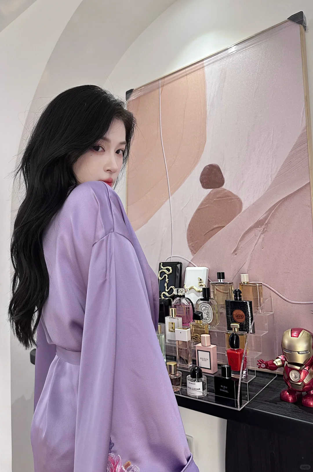 维密紫色睡裙好好看！