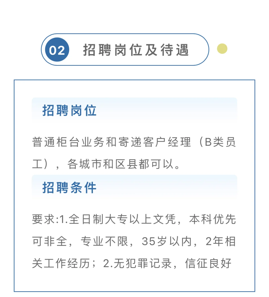 中国邮政四川公司2025社会储备招聘