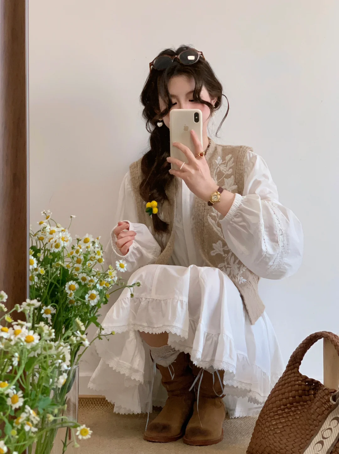 浅春系针织穿搭｜好爱淡淡的温柔啊🍧