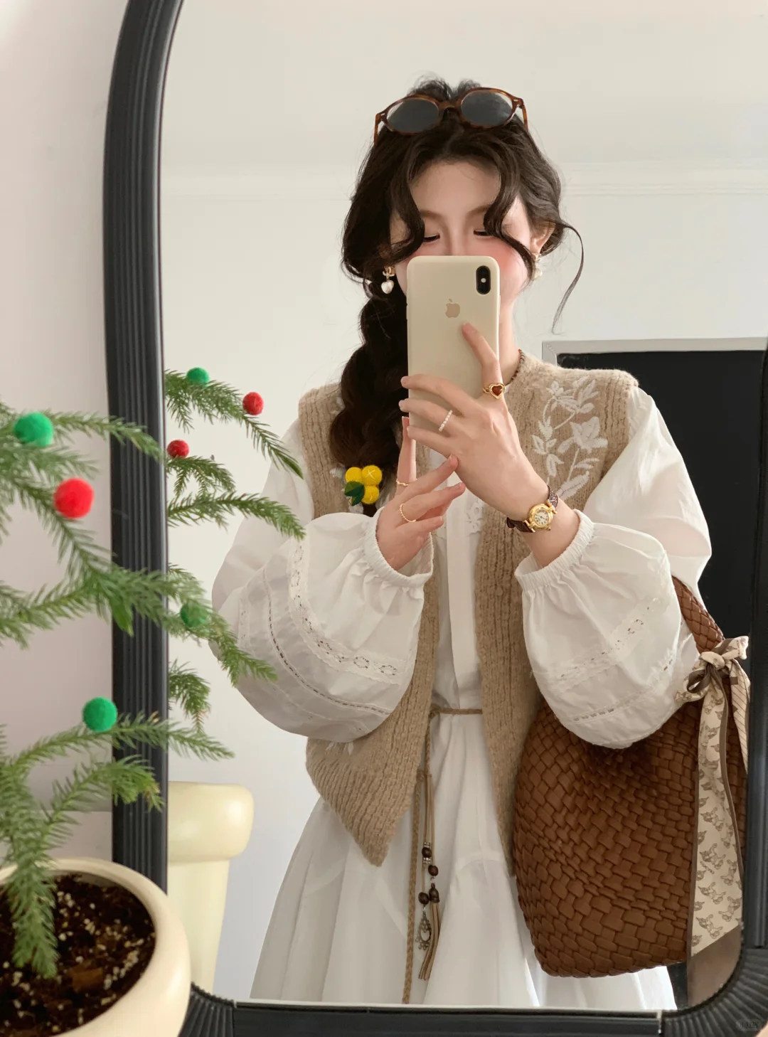 浅春系针织穿搭｜好爱淡淡的温柔啊🍧