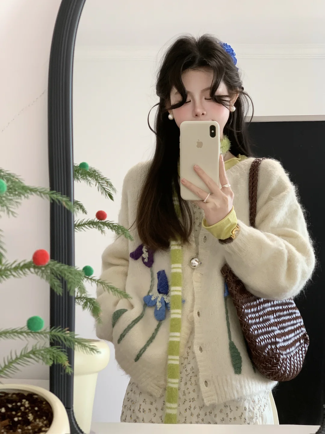 浅春系针织穿搭｜好爱淡淡的温柔啊🍧