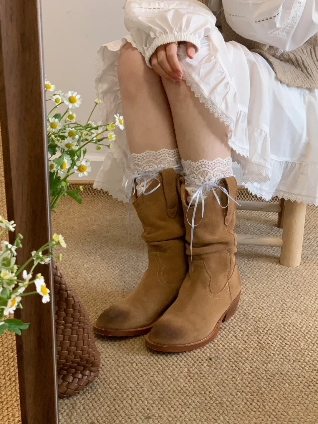 浅春系针织穿搭｜好爱淡淡的温柔啊🍧