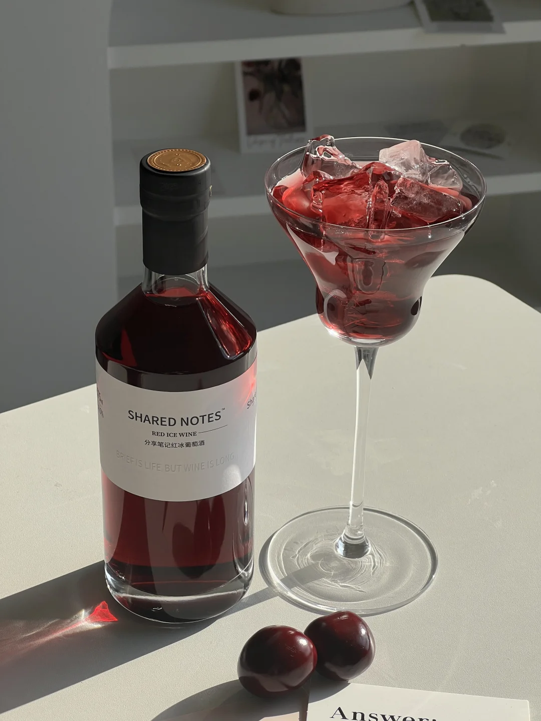 巨好喝的车厘子冰酒！闺蜜说过年给她整一箱