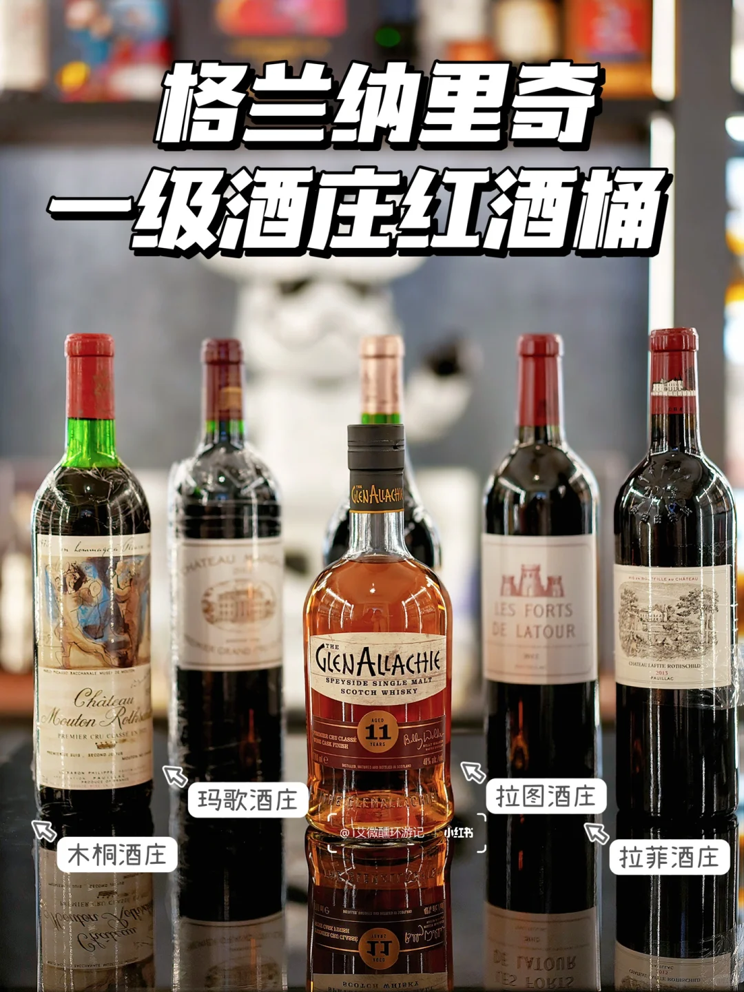 格兰纳里奇封神新品首发‼️一级酒庄红酒桶🍷
