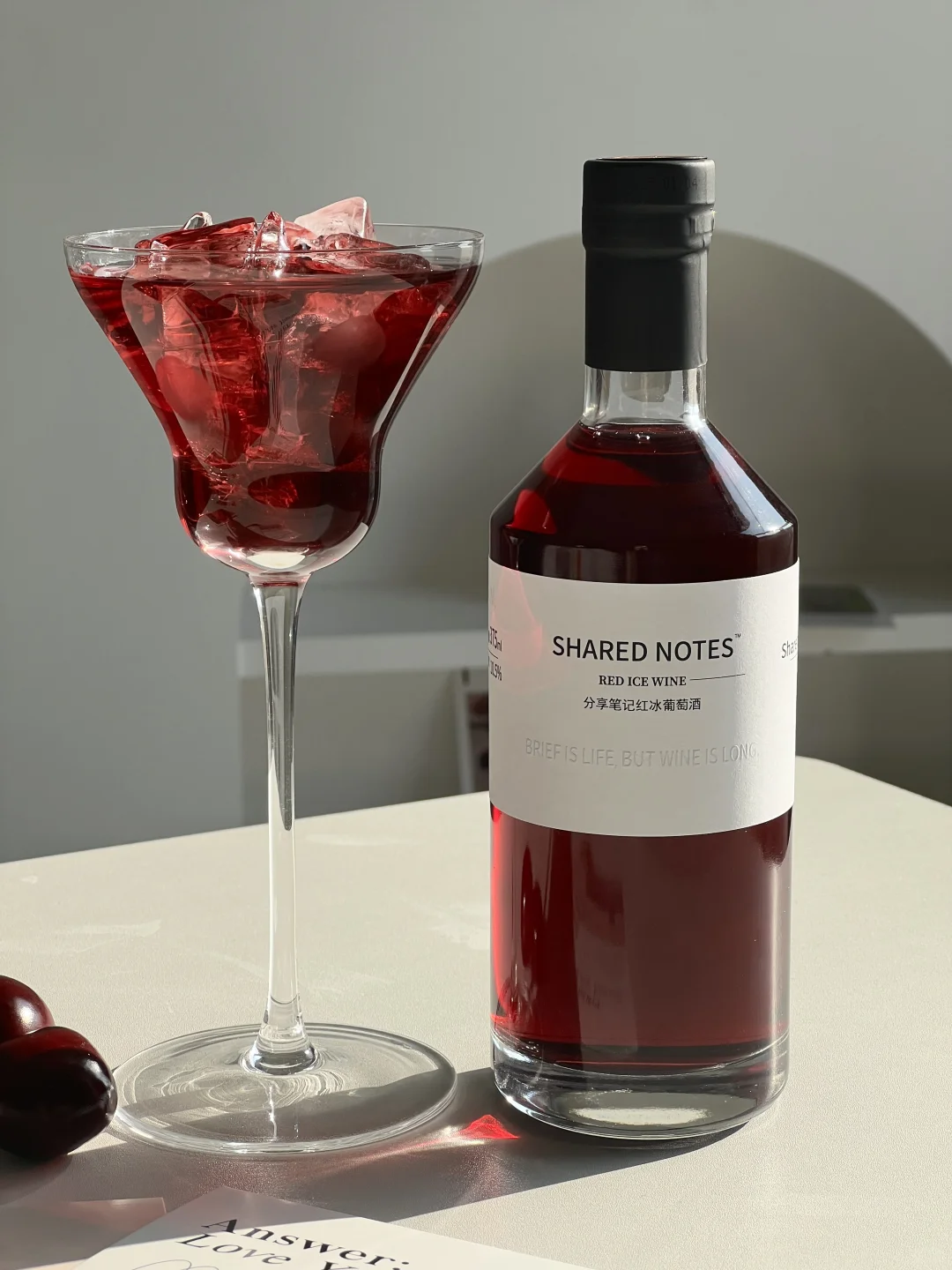 巨好喝的车厘子冰酒！闺蜜说过年给她整一箱