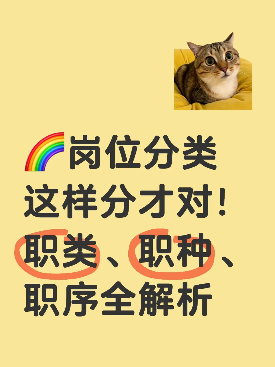 岗位分类职类、职种、职序全解析