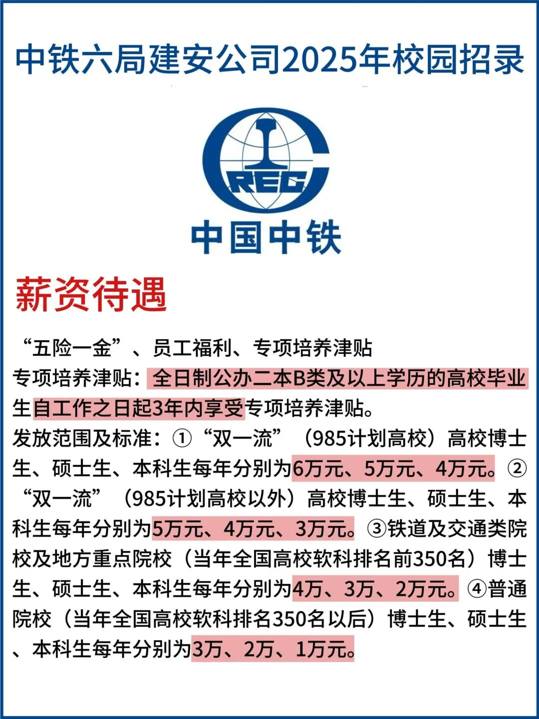 中铁六局25秋招｜二本可报hello各位同学！