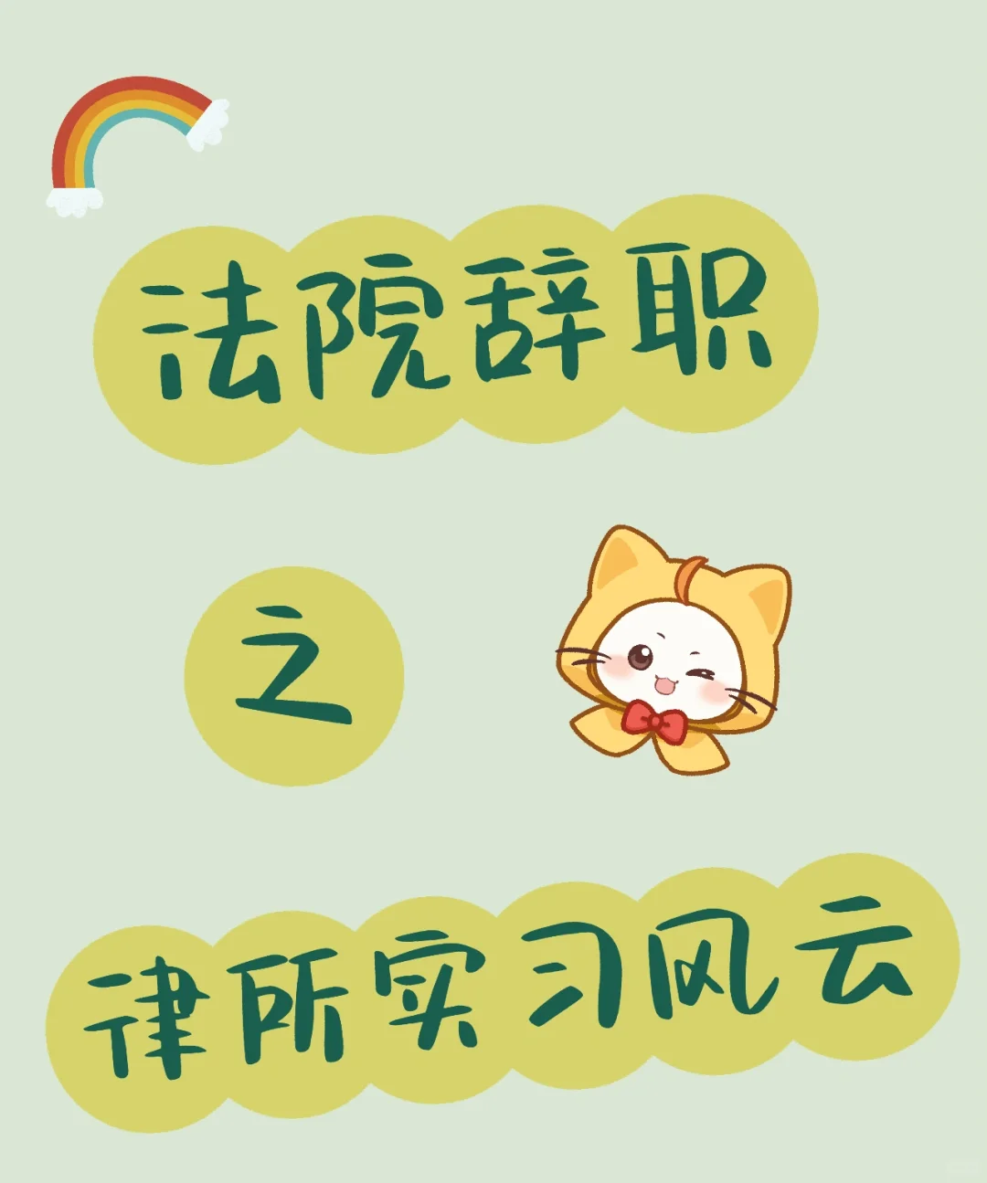 法院辞职，开启实习生活