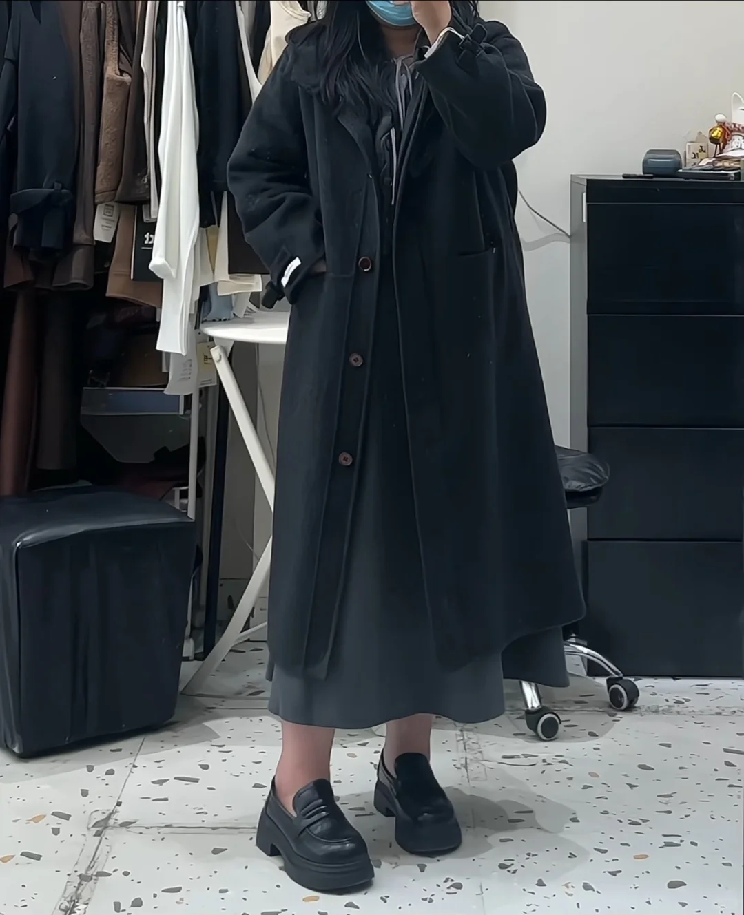 150 斤155cm｜实况分享 5G入冬显瘦外套❗️