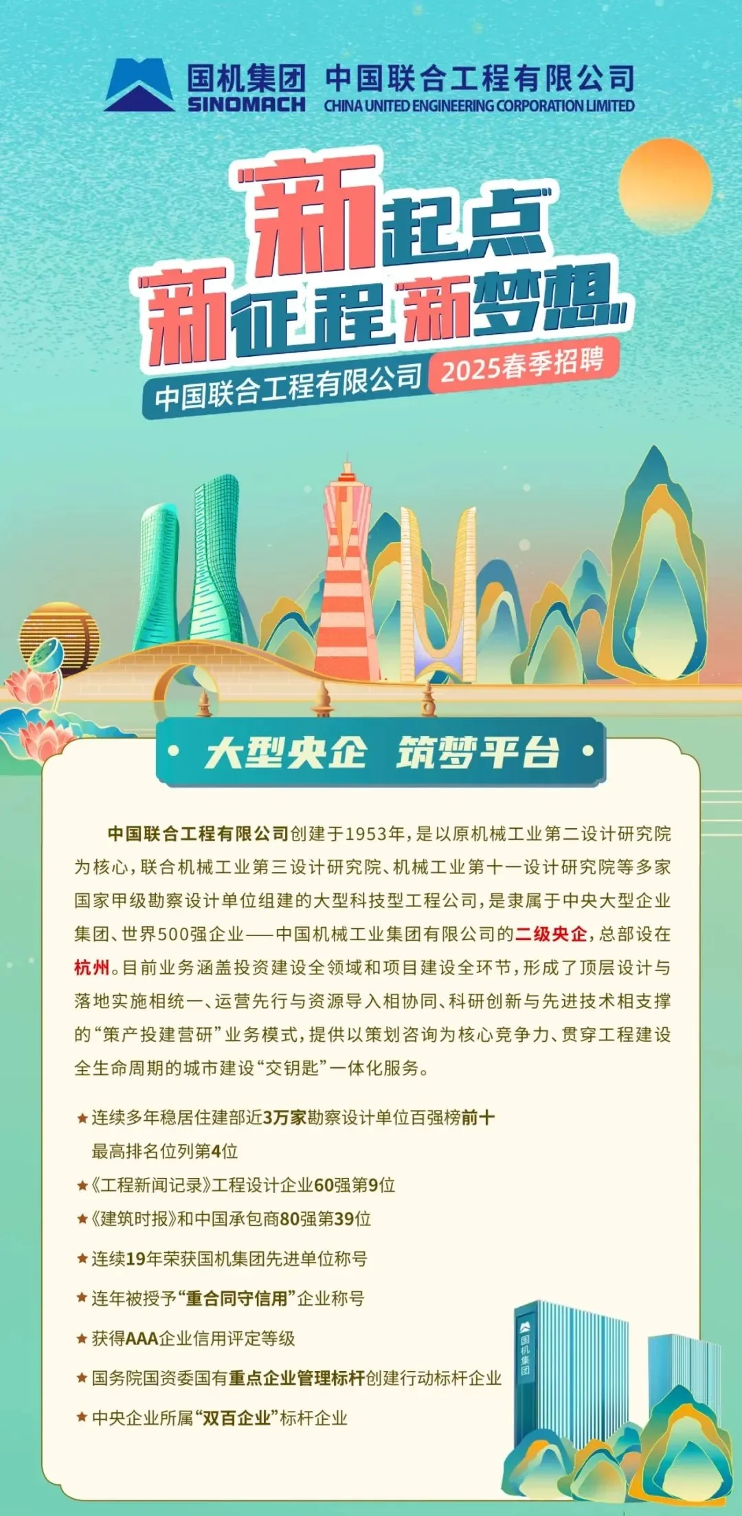 【校招+社招】中国联合工程有限公司