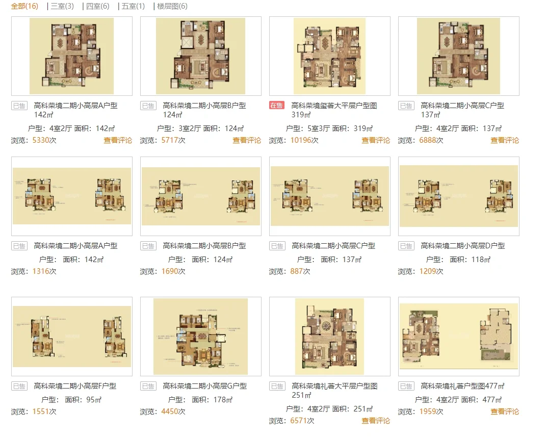 南京买房 仙林湖低密社区 带看记录高科荣境