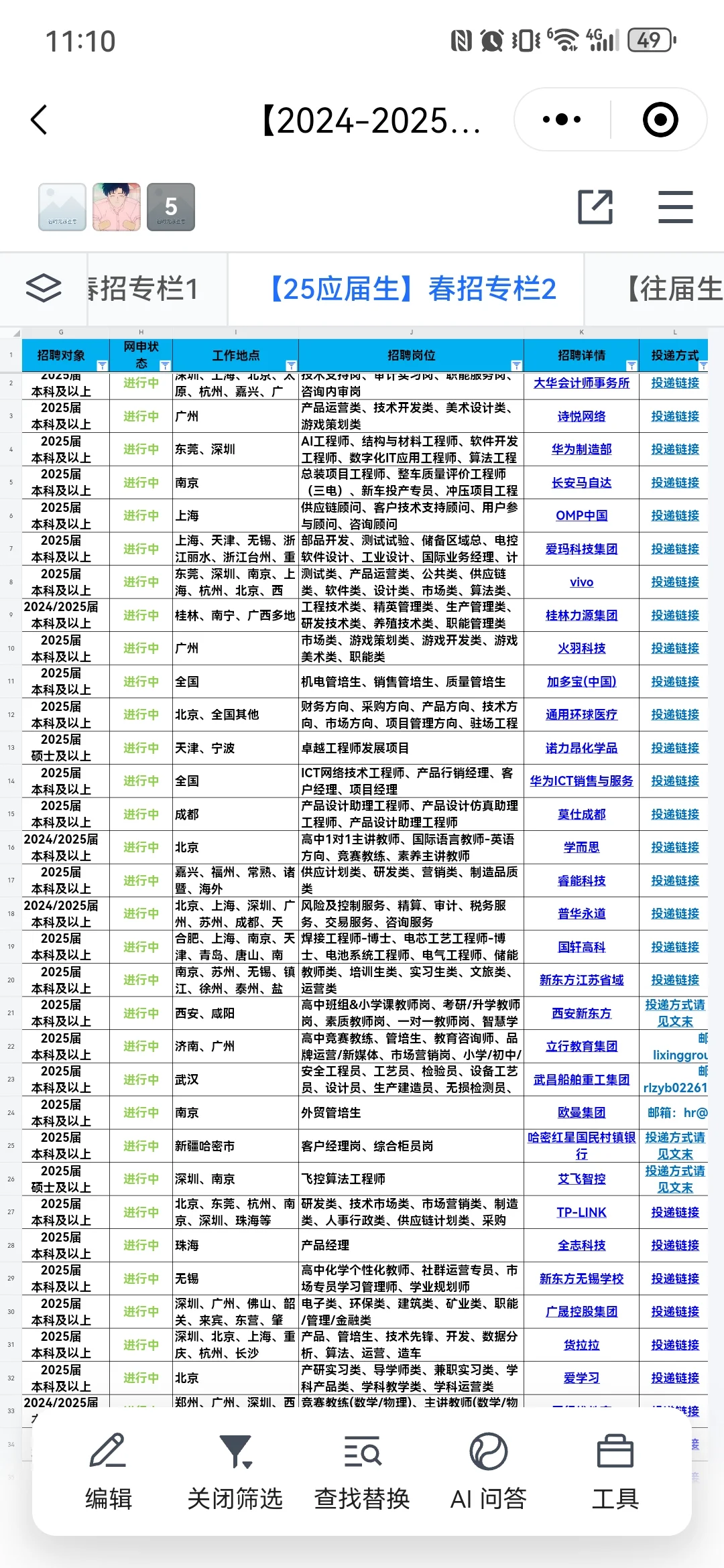 绝对女生友好企业