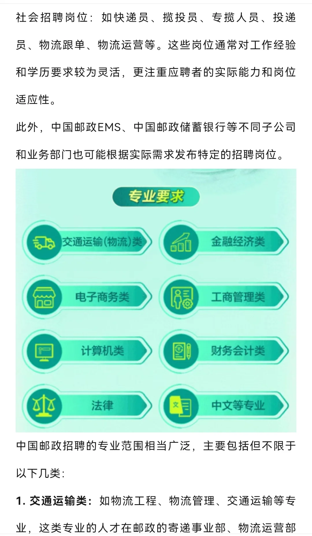 中国邮政招聘公告报名