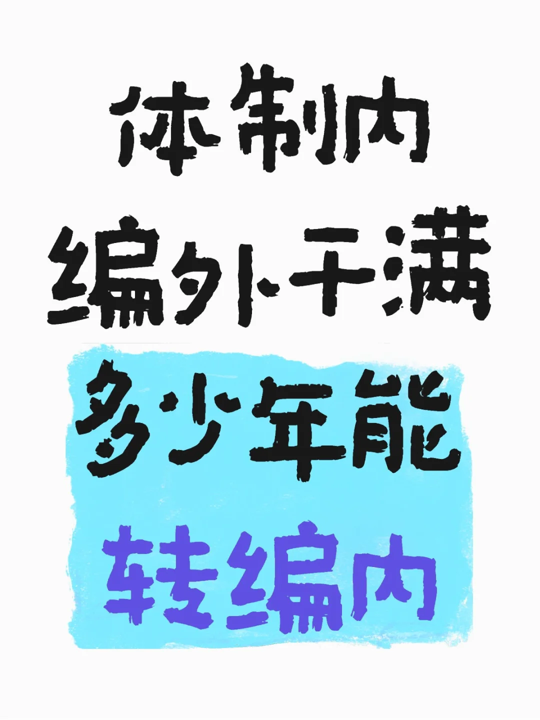 编外转编内路径解析：政策解读与实务建议