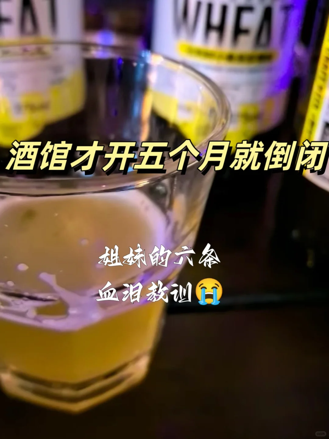 六条开酒馆的血泪教训😭看到能省好几万